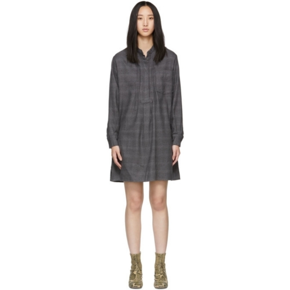Isabel Marant Etoile Dancy Anthracite Dress